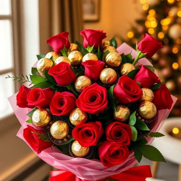Flores com Ferrero